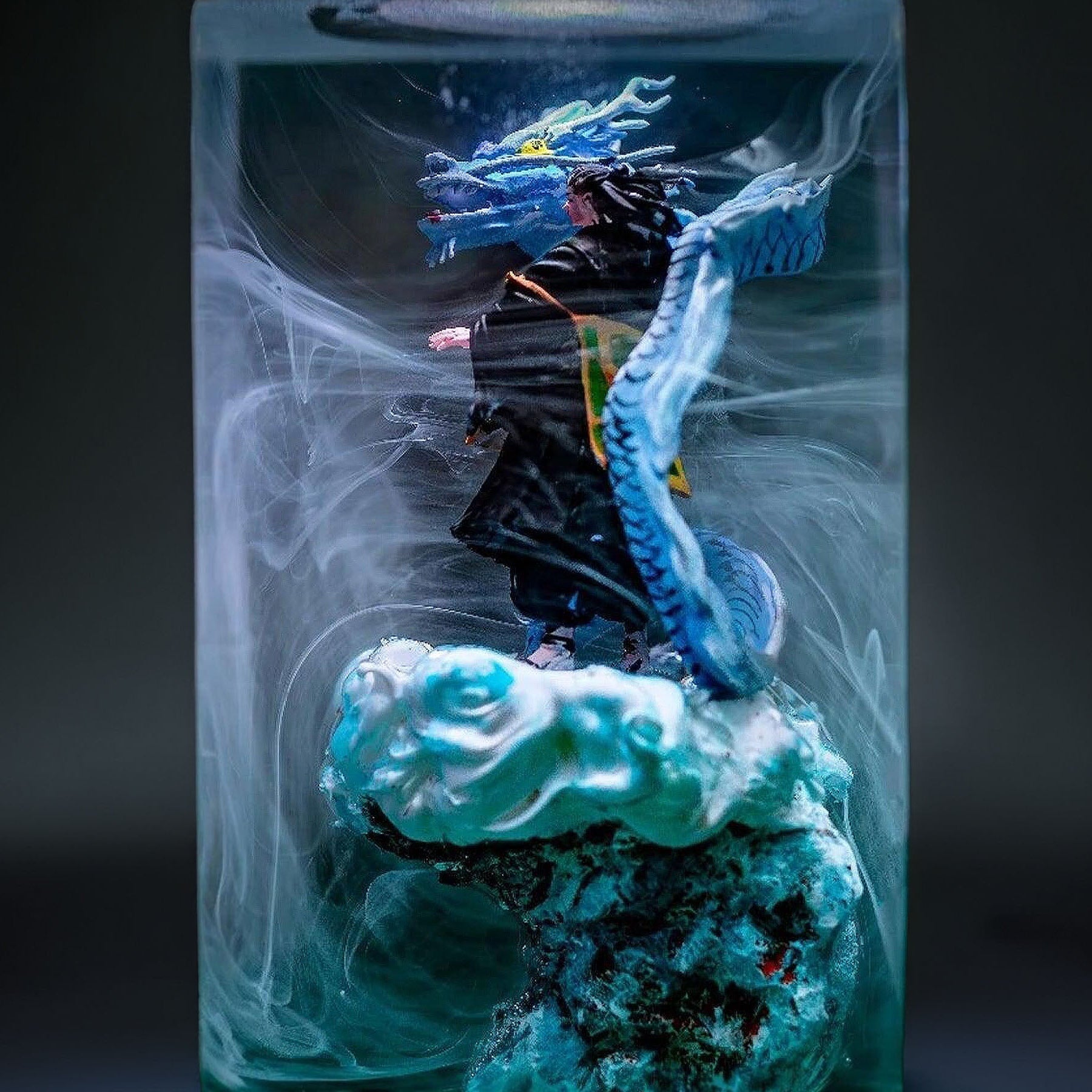 Curse Manipulator Antagonist Resin Lamp