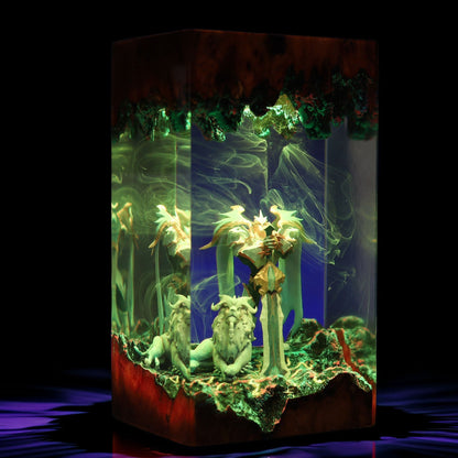 Crown Steel Conqueror Resin Lamp