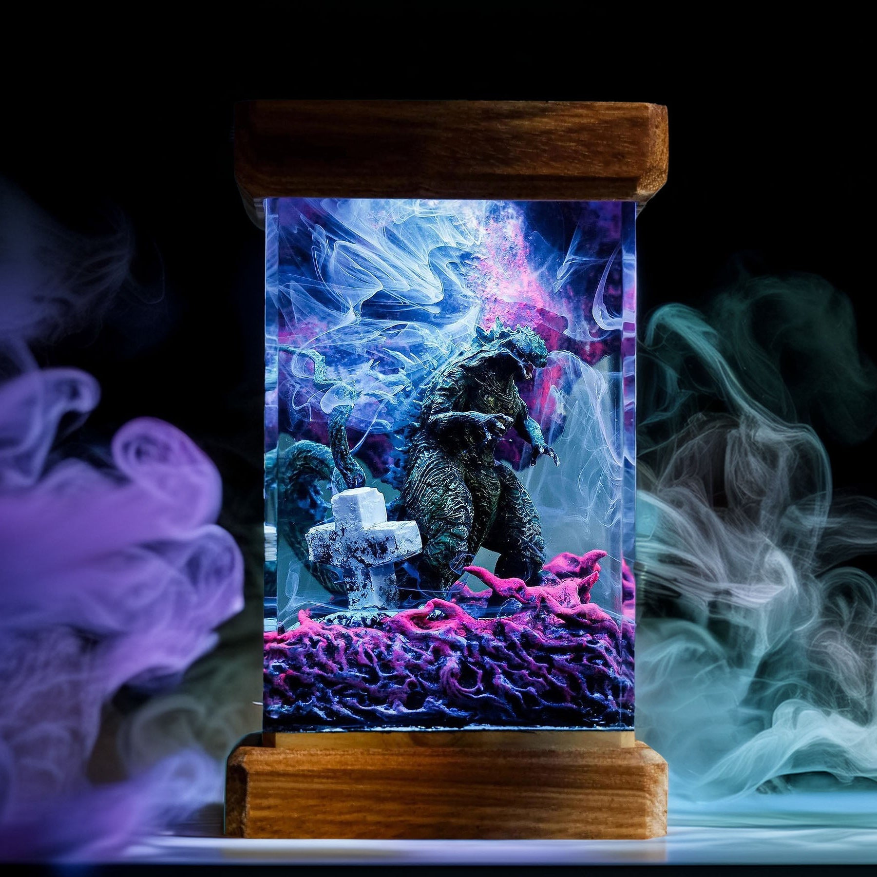 Titan's Wrath Resin Lamp