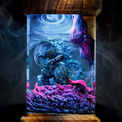 Titan's Wrath Resin Lamp