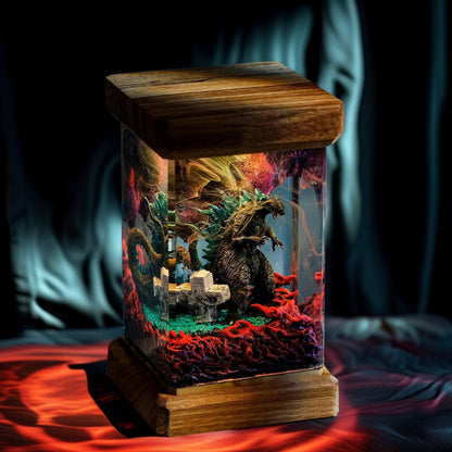Titan's Wrath Resin Lamp