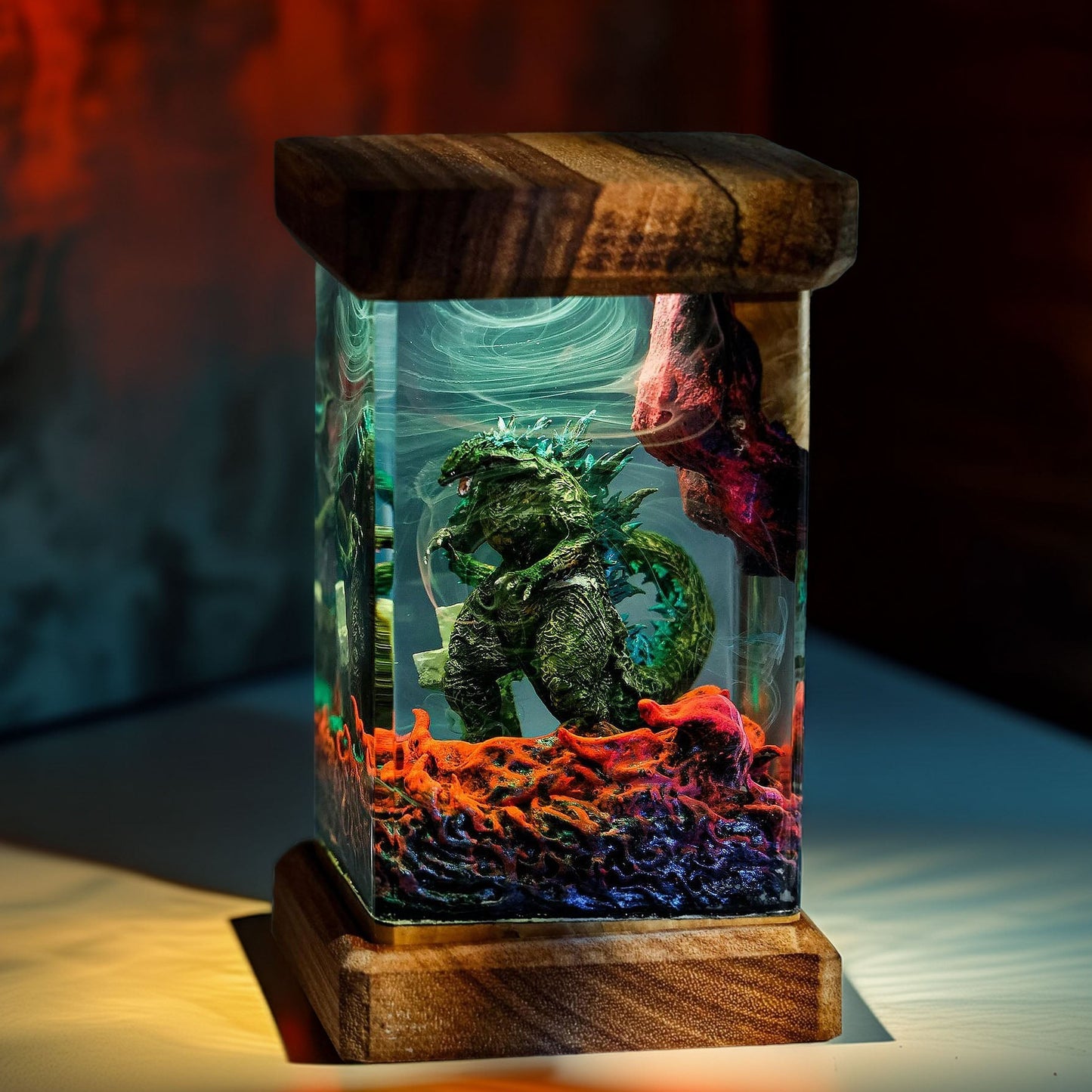 Titan's Wrath Resin Lamp