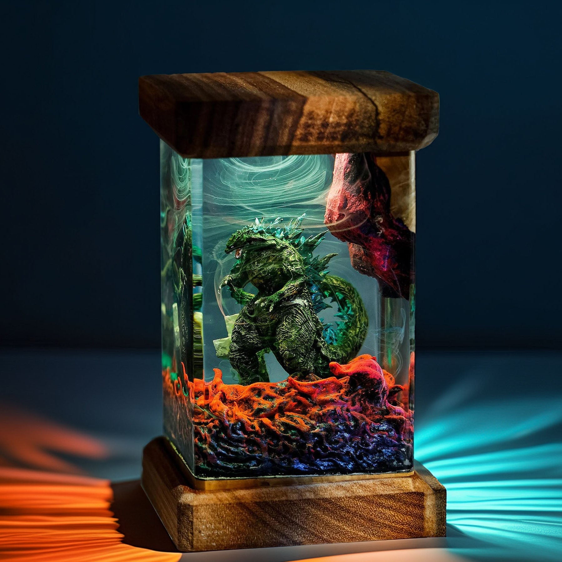 Titan's Wrath Resin Lamp