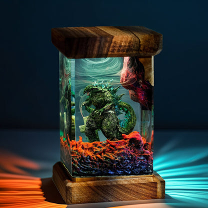 Titan's Wrath Resin Lamp