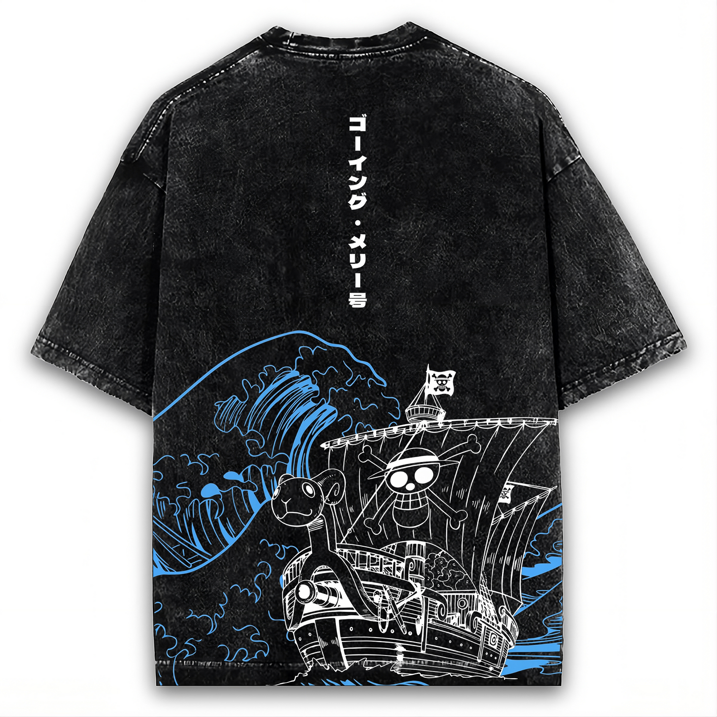 2-SIDED GOING MERRY VINTAGE WASHED TEE