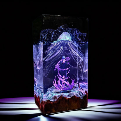 Six Eyes Blindfold Sorcerer Resin Lamp V2