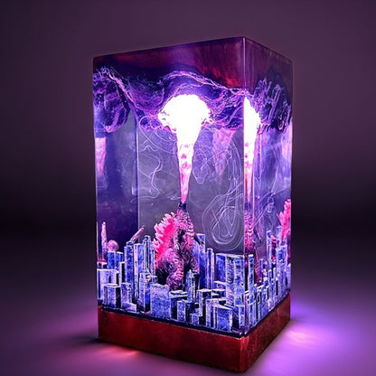 Atomic Titan Breath Resin Lamp