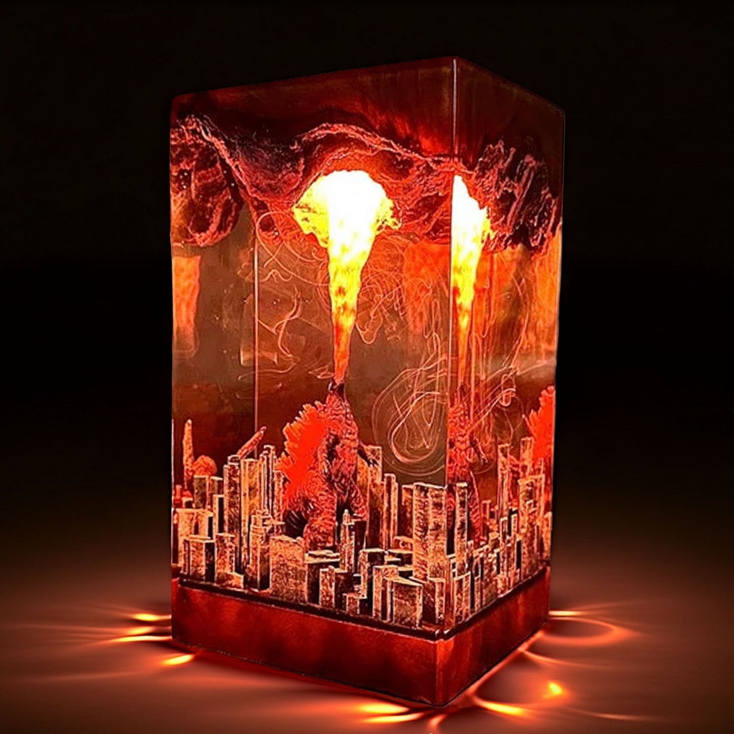 Atomic Titan Breath Resin Lamp