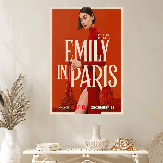 Movie Poster- Emily In Pa.ris December 18 2025 Poster Size 24''x36''