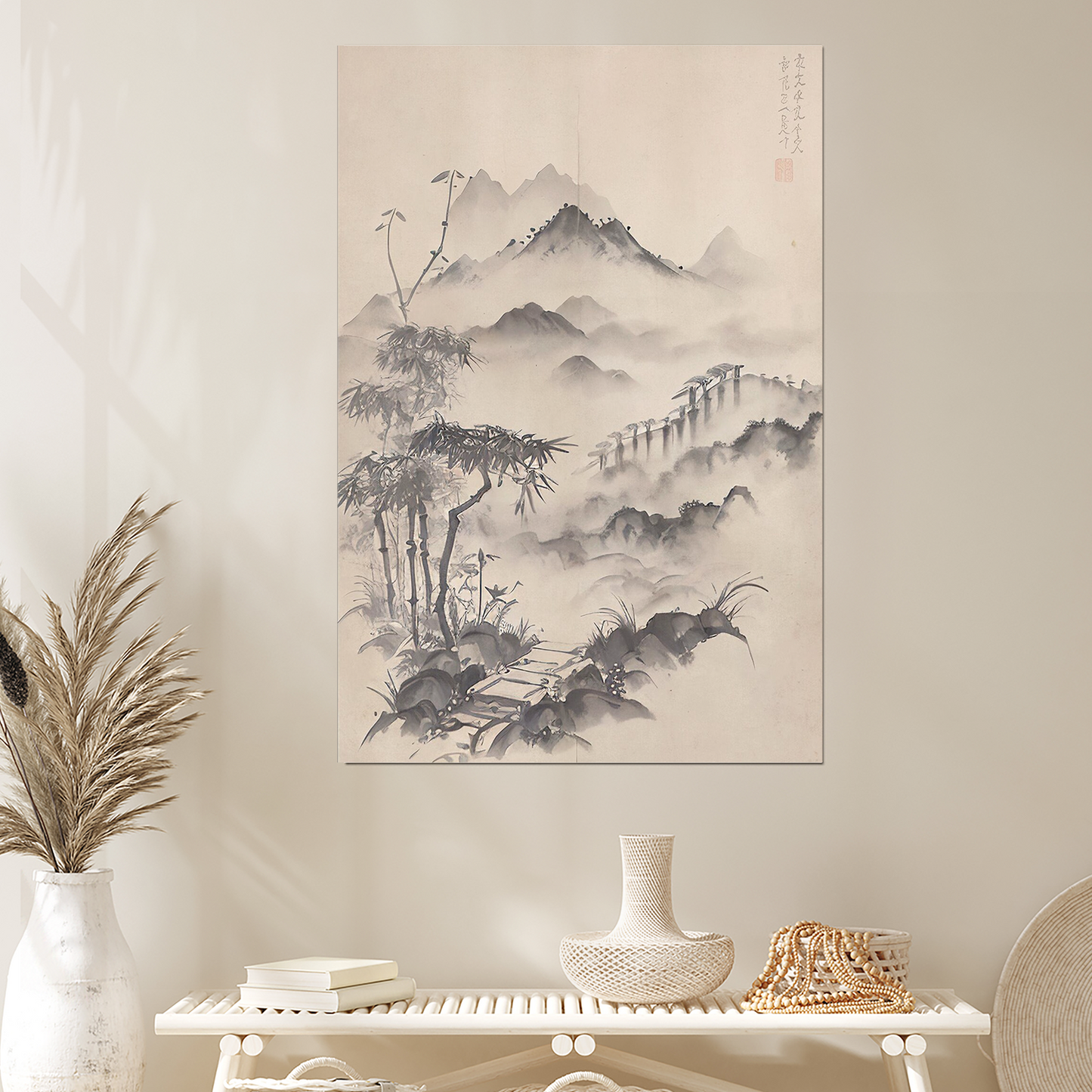 Transitional Landscape, Passage I Wall Art Print, Conceptual Digital Poster