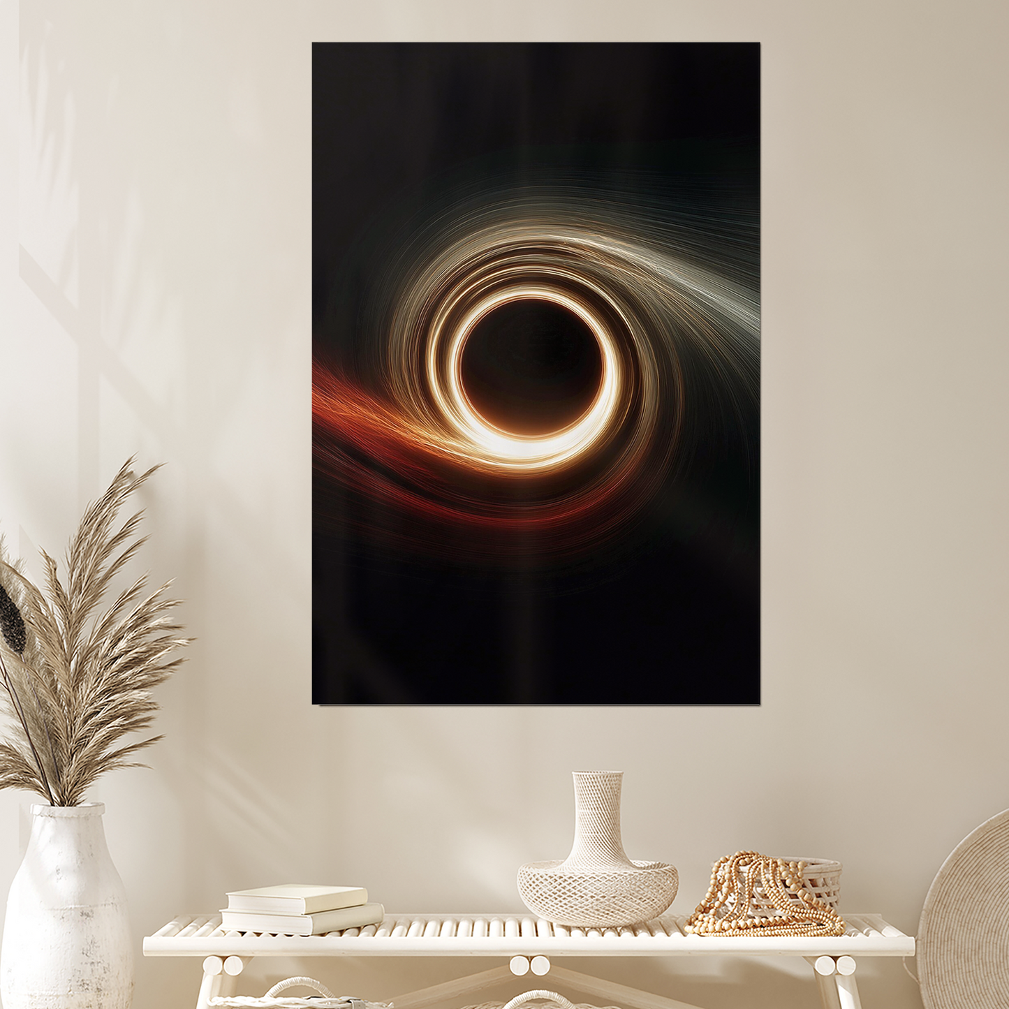 Event Horizon Poster, Black Hole Art, Space Singularity Print
