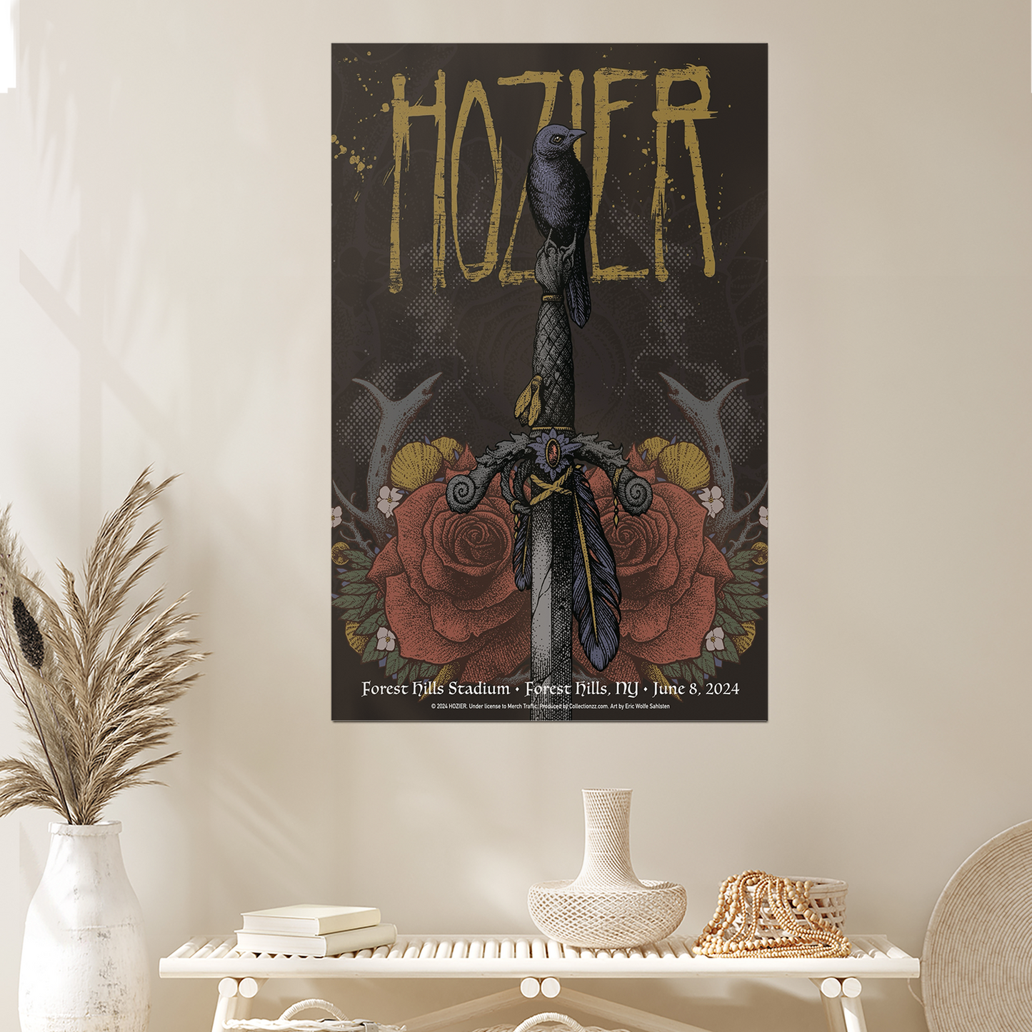 Hozier Bristow September 16 & 17 Show Tour 2025 Poster Size 24''x36''