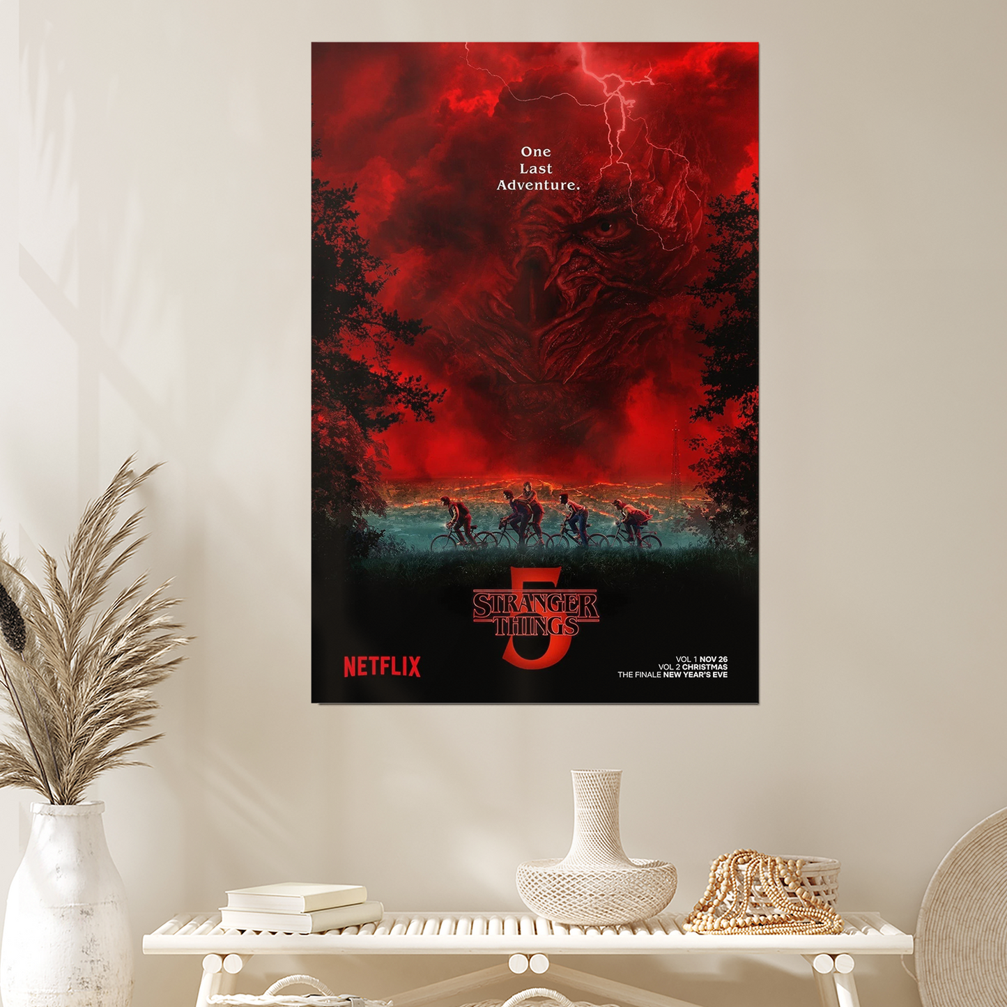 Movie Poster- NEW Str.an.ger Thi.ngs 5 Poster Teases ‘One Last Adventure’ Poster Size 24''x36''