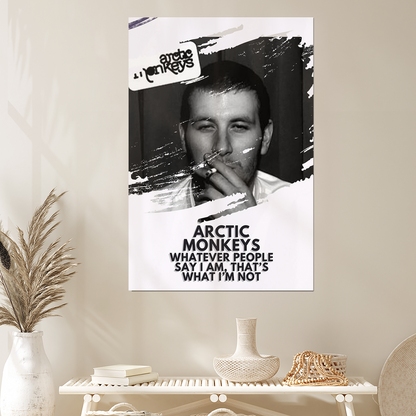 Music Poster- Arctic Monkeys Whatever People Say I Am Wall Art Poster Size 24''x36''