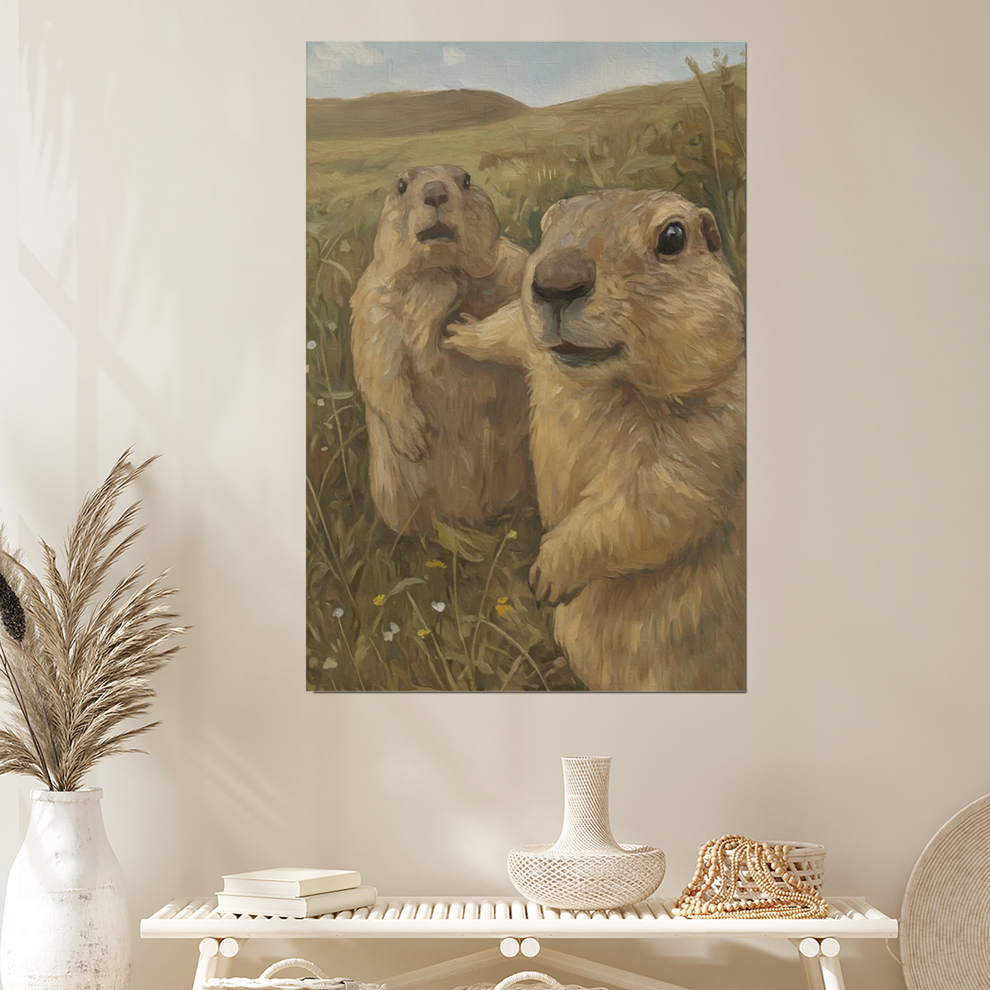 Let Him Cook Meme Art Print, Funny Marmot Poster, Viral Internet Wall Art
