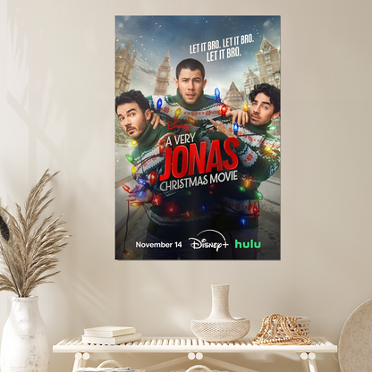Merry and bright Christmas Movie Poster, One Sheet Wall Size 24''x36''