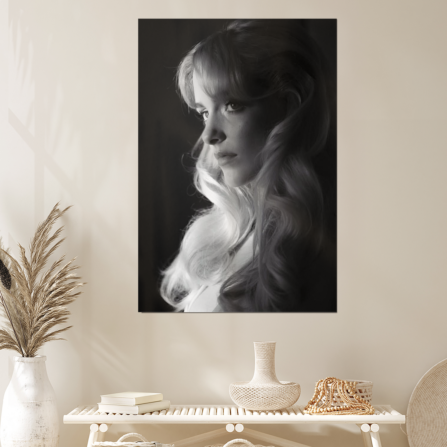 Mckenna Grace Black and White Poster, One Sheet Wall Size 24''x36''