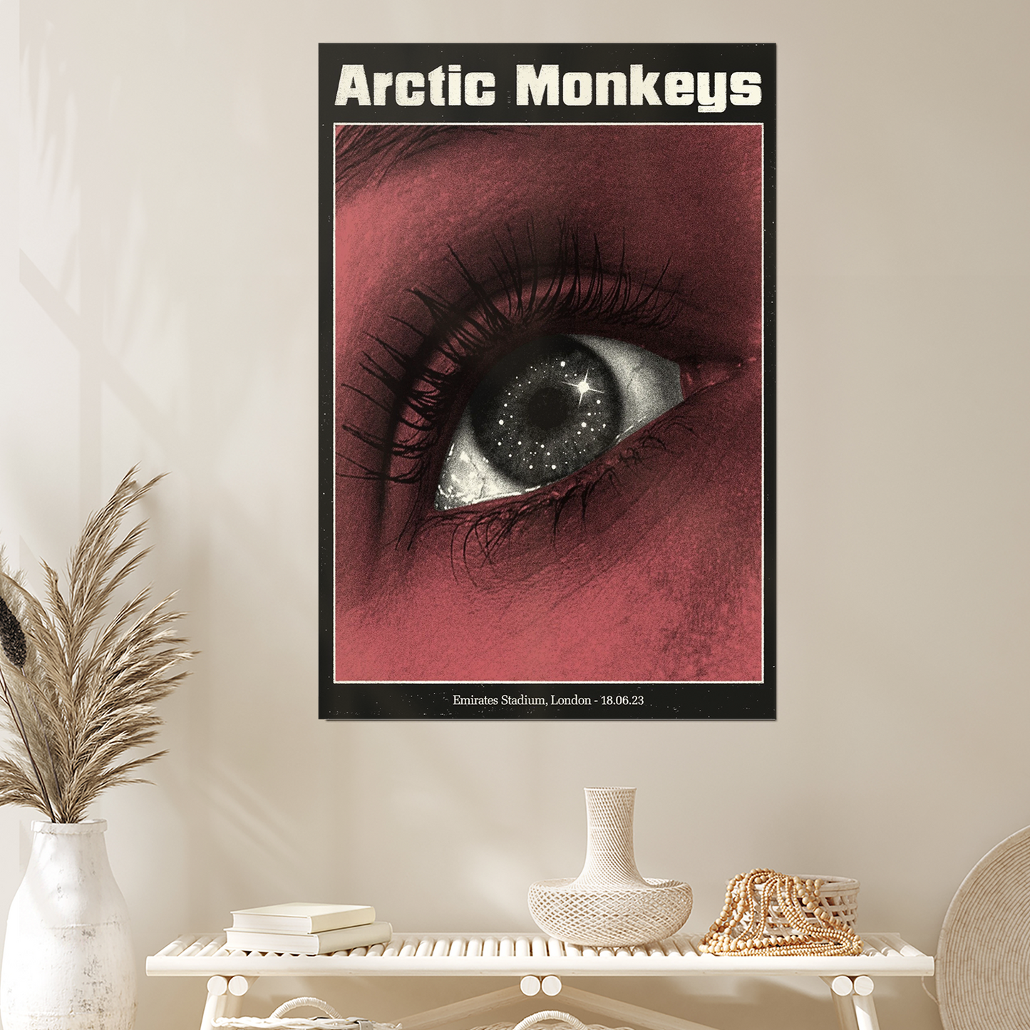Music Poster- ARCTIC MONKEYS Concert Poster Emirates 18 JUNE 2023 Poster Size 24''x36''