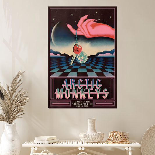 Music Poster- Arctic Monkeys Concert Wall Art Poster Size 24''x36''