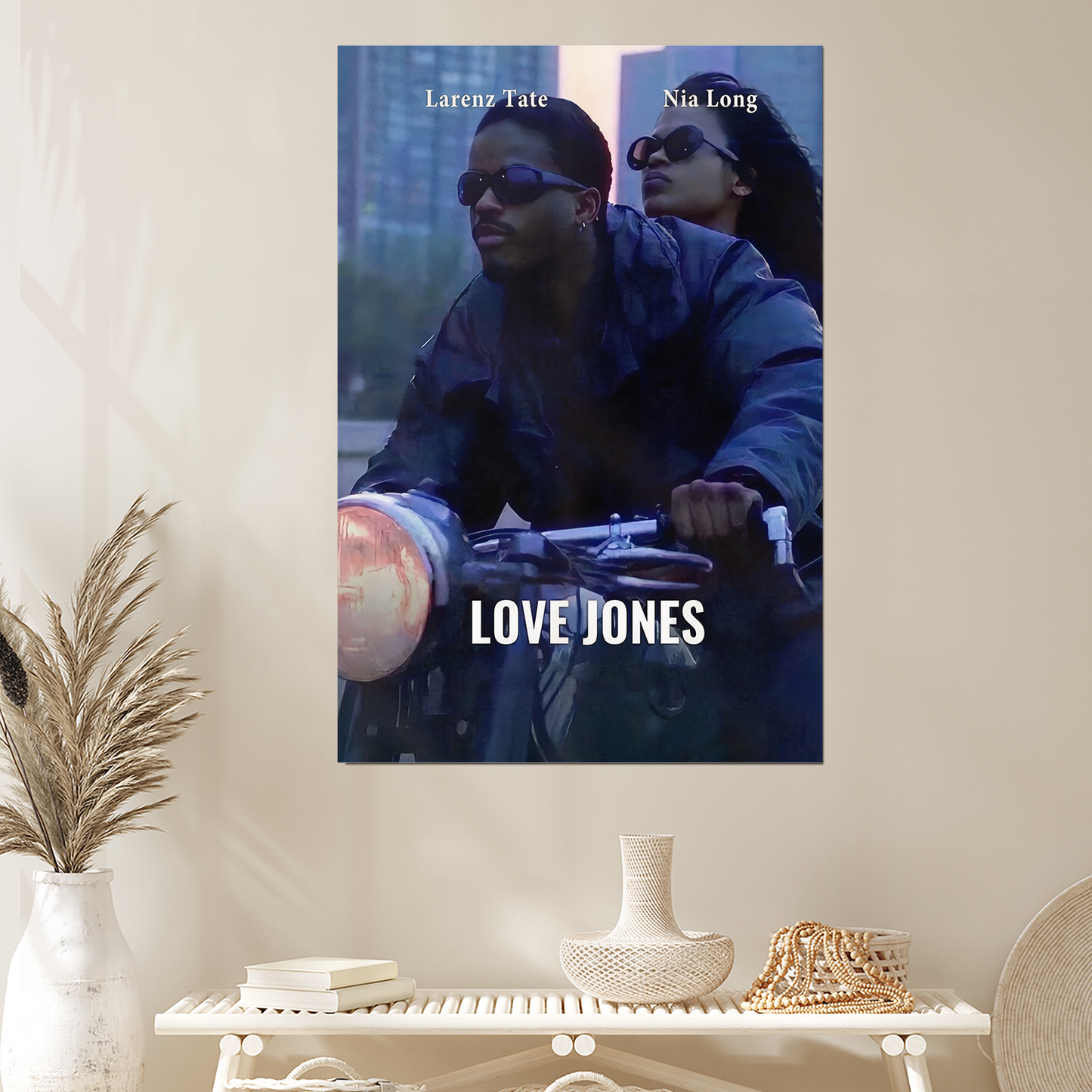 Movie Poster- Love Jones Movie Poster: 90s Film Wall Art Poster, One Sheet Wall Size 24''x36''