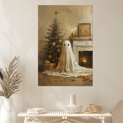 Christmas Halloween Art Poster, One Sheet Wall Size 24''x36''