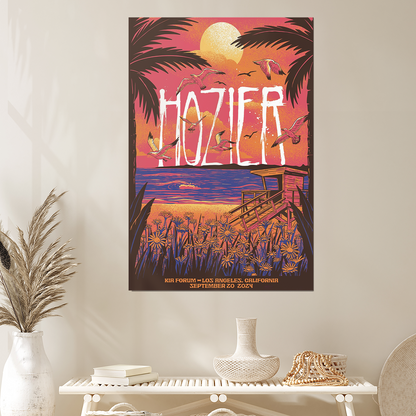 Music Poster Hozier Los Angeles September 20 Show Poster Size 24''x36''