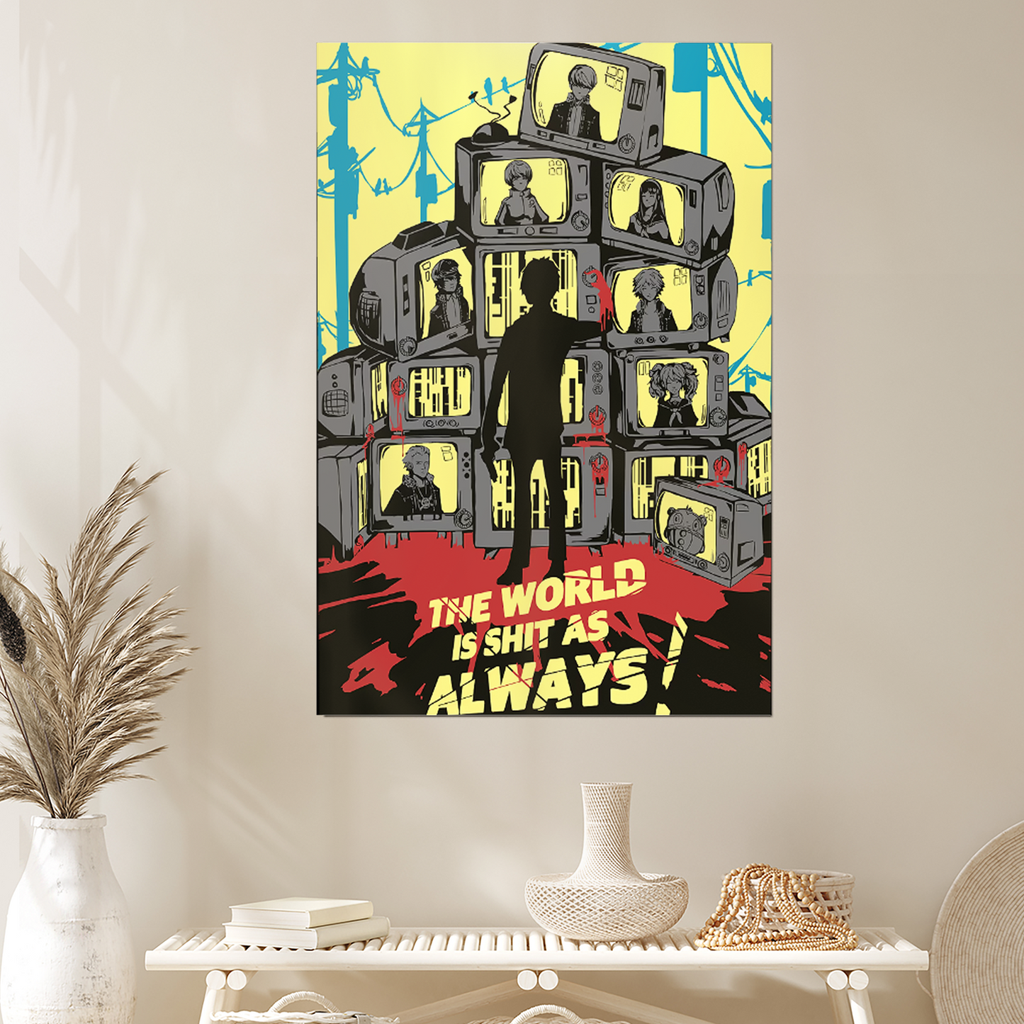 Persona Television World Poster Size 24''x36''