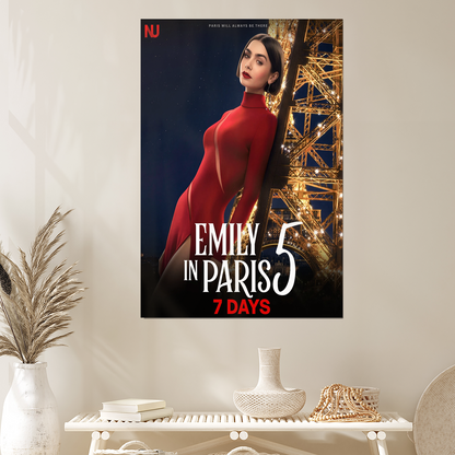 New Movie Poster- Emily in Pa.ris Season 5 Movie Poster Size 24''x36''