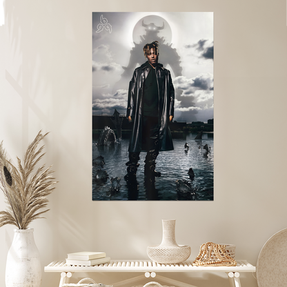 Music  PosterJuice WRLD - Fighting Demons Album Cover Wall Size 24''x36''