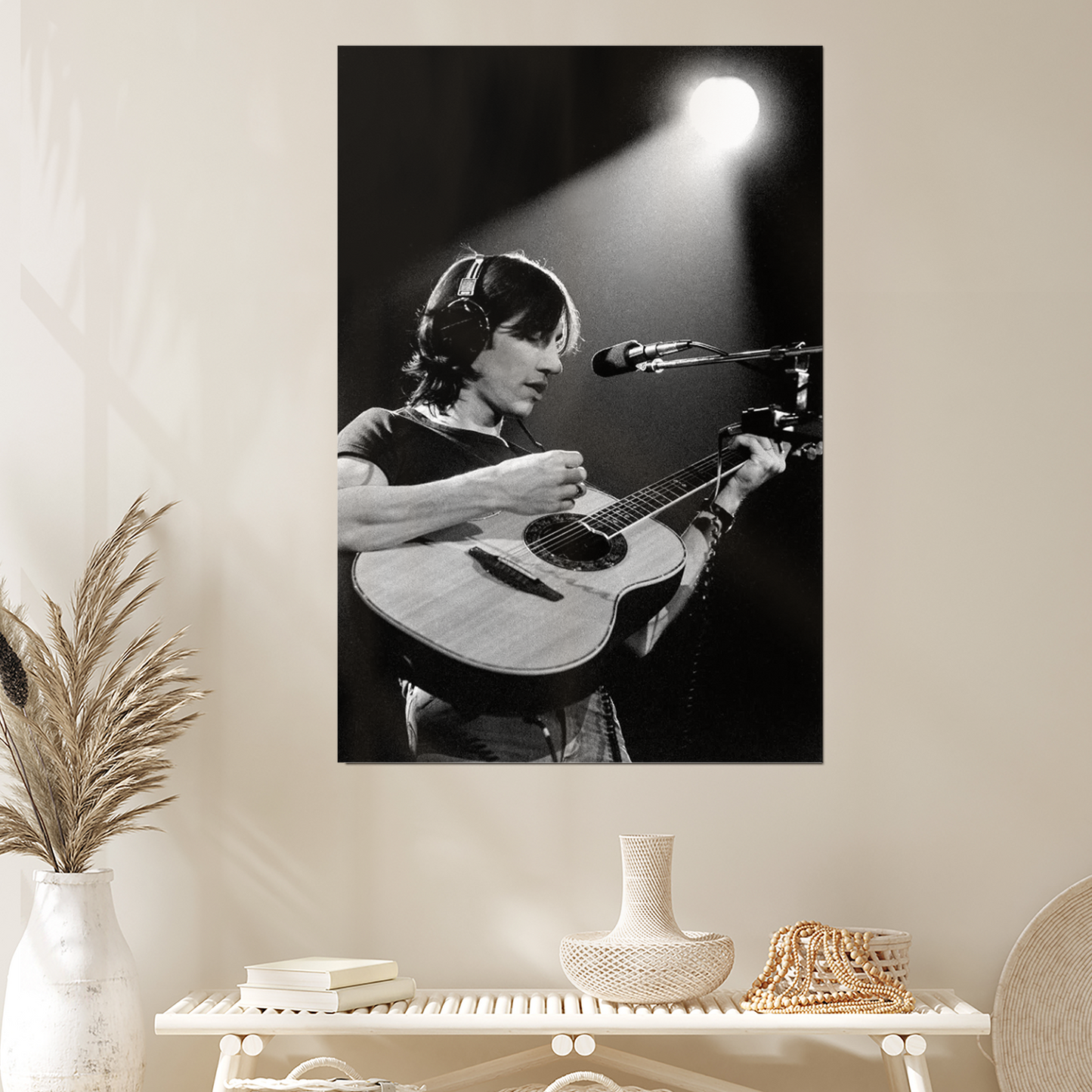 Music Poster- Roger Waters Live in Concert Black and White Poster Size 24''x36''