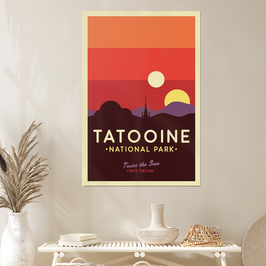 Home Decor- Tatooine National Park Poster Size 24''x36''