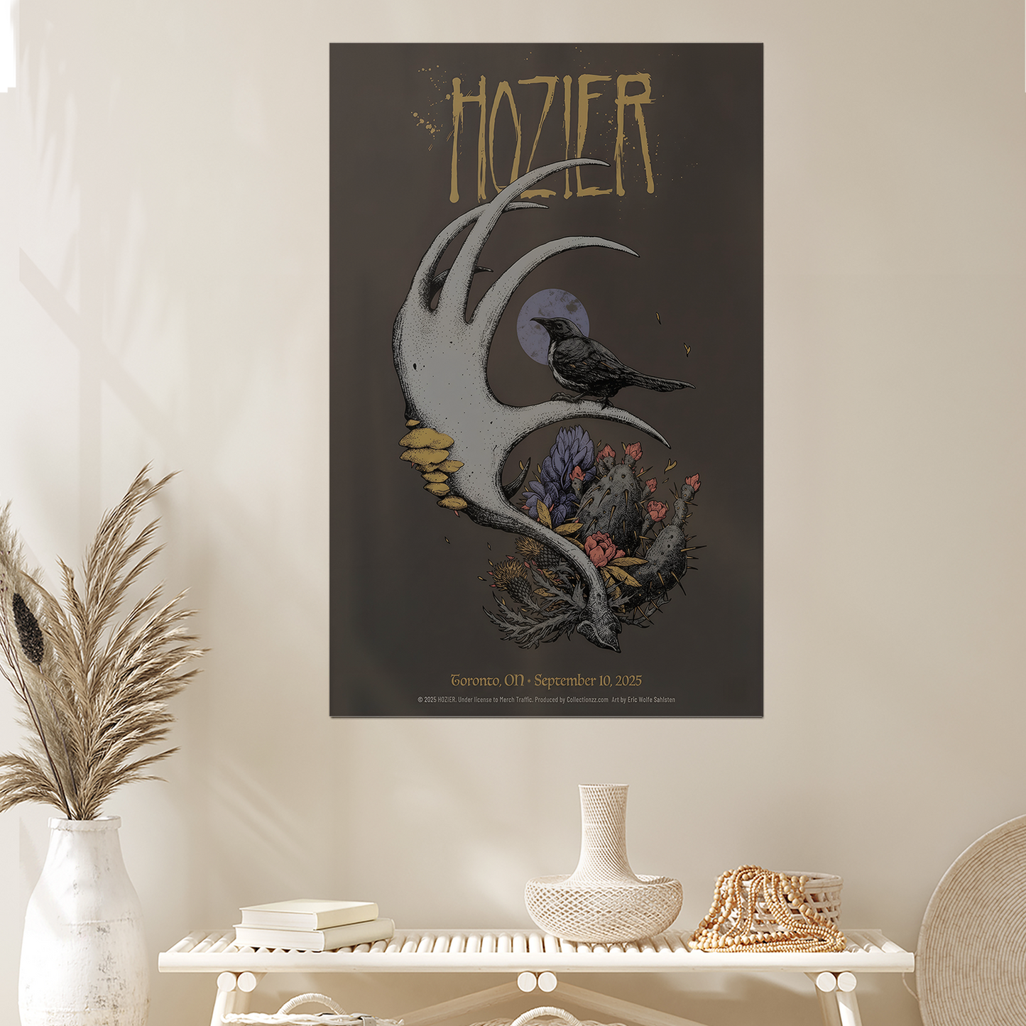 Hozier Toronto September 10 Show Poster Tour 2025 Poster Size 24''x36''
