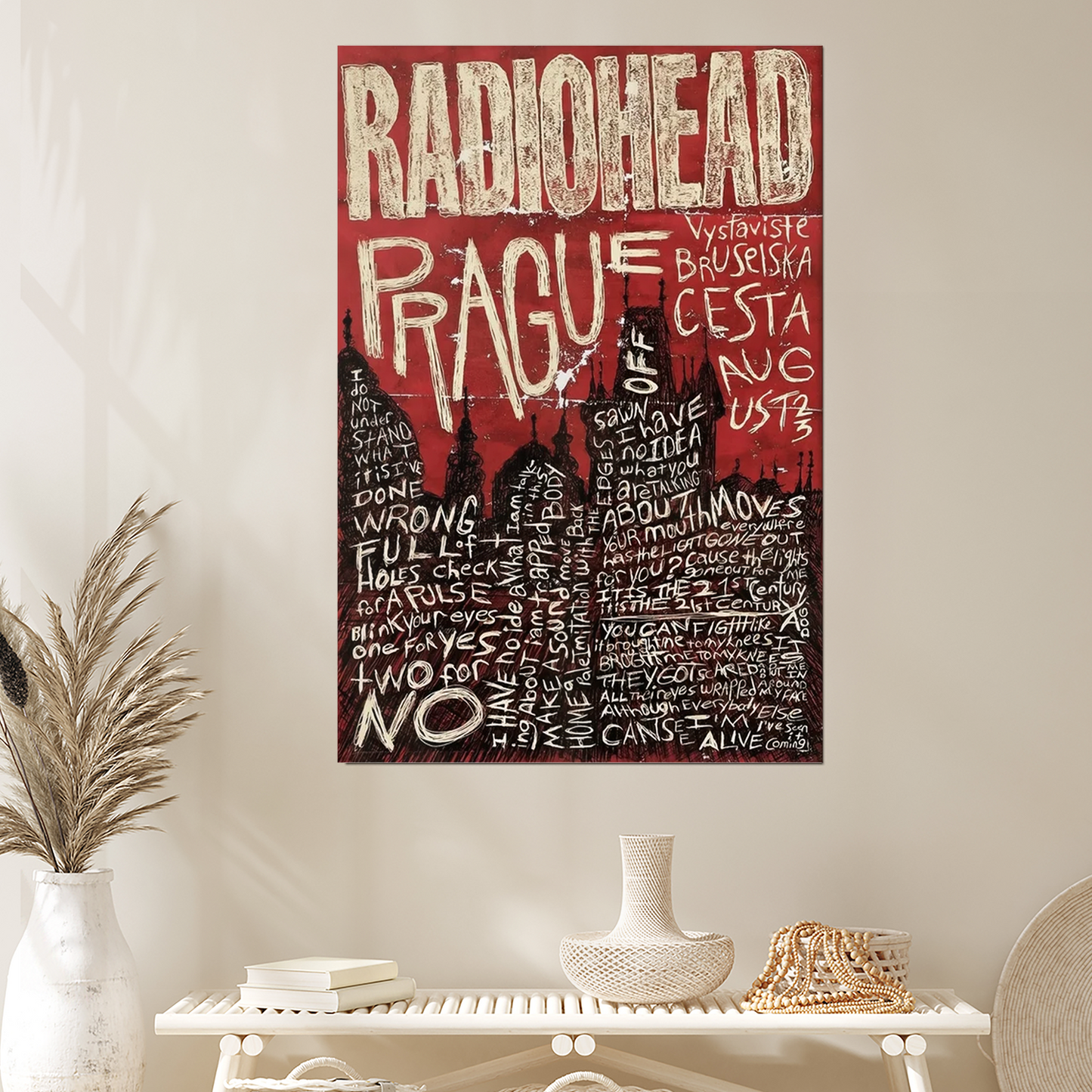 Music Poster- Alternative Band 80s Poster Size 24''x36''
