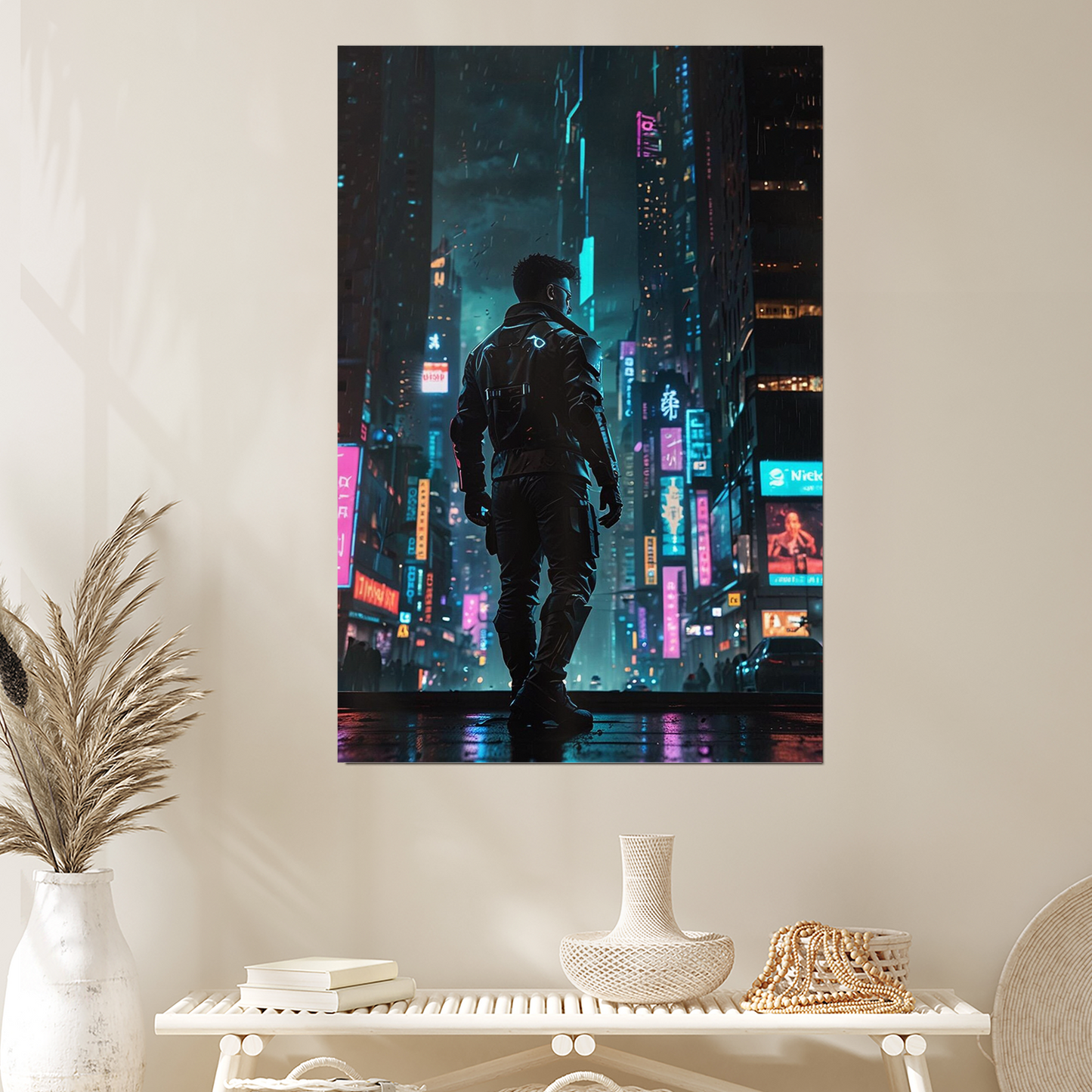 Neon Abyss: Cyberpunk Dreams Poster