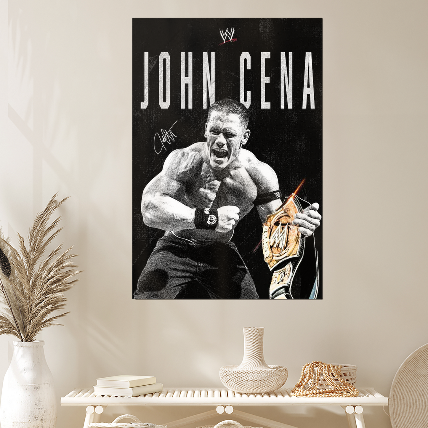 John Cena WWE Signature Poster Size 24''x36''
