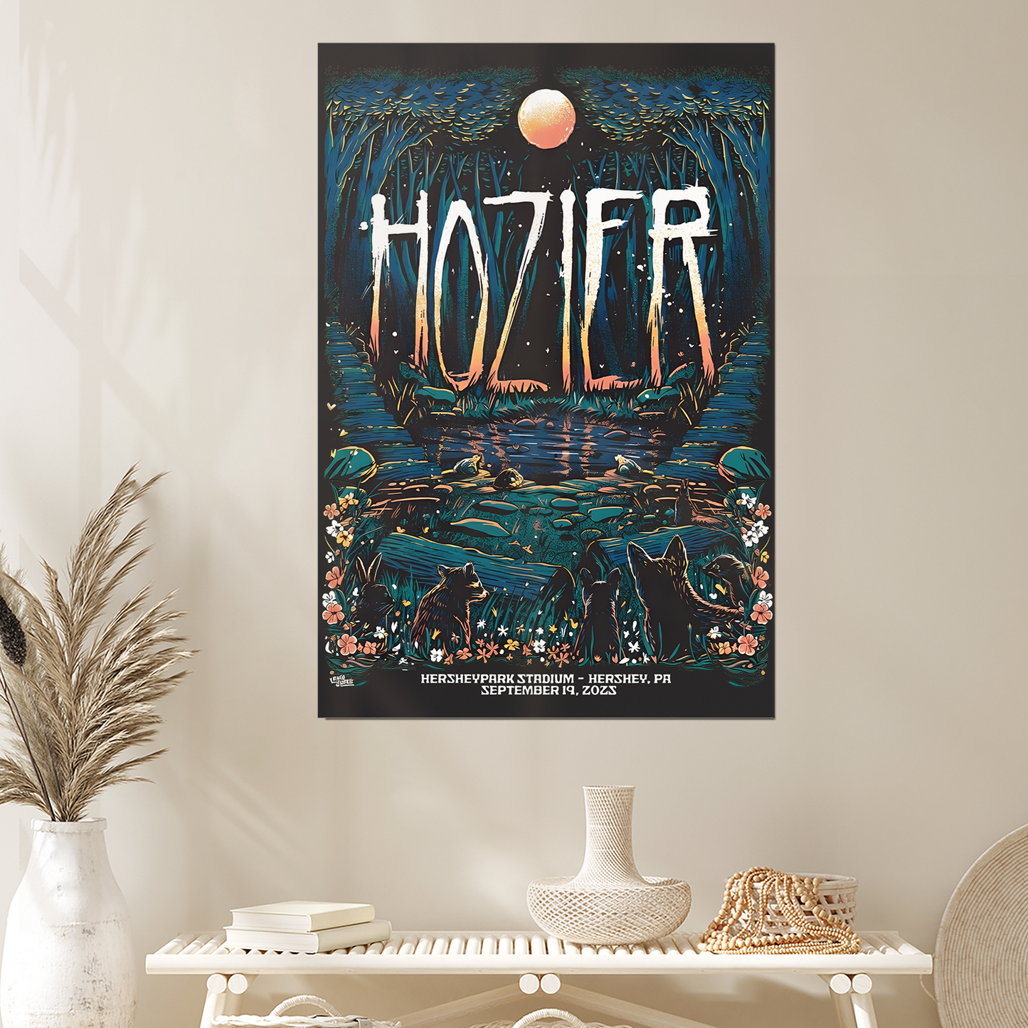 Hozier Hershey September 19 Show Poster Size 24''x36''