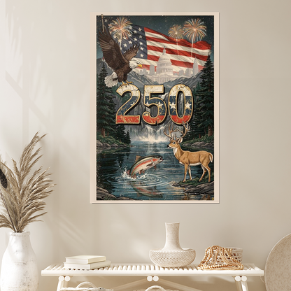 American Heritage Poster: 250th Anniversary Design