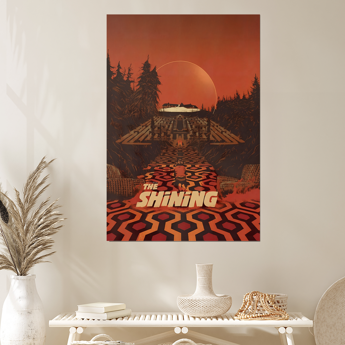The Shining Movie Poster: Horror Film Wall Art Poster, One Sheet Wall Size 24''x36''