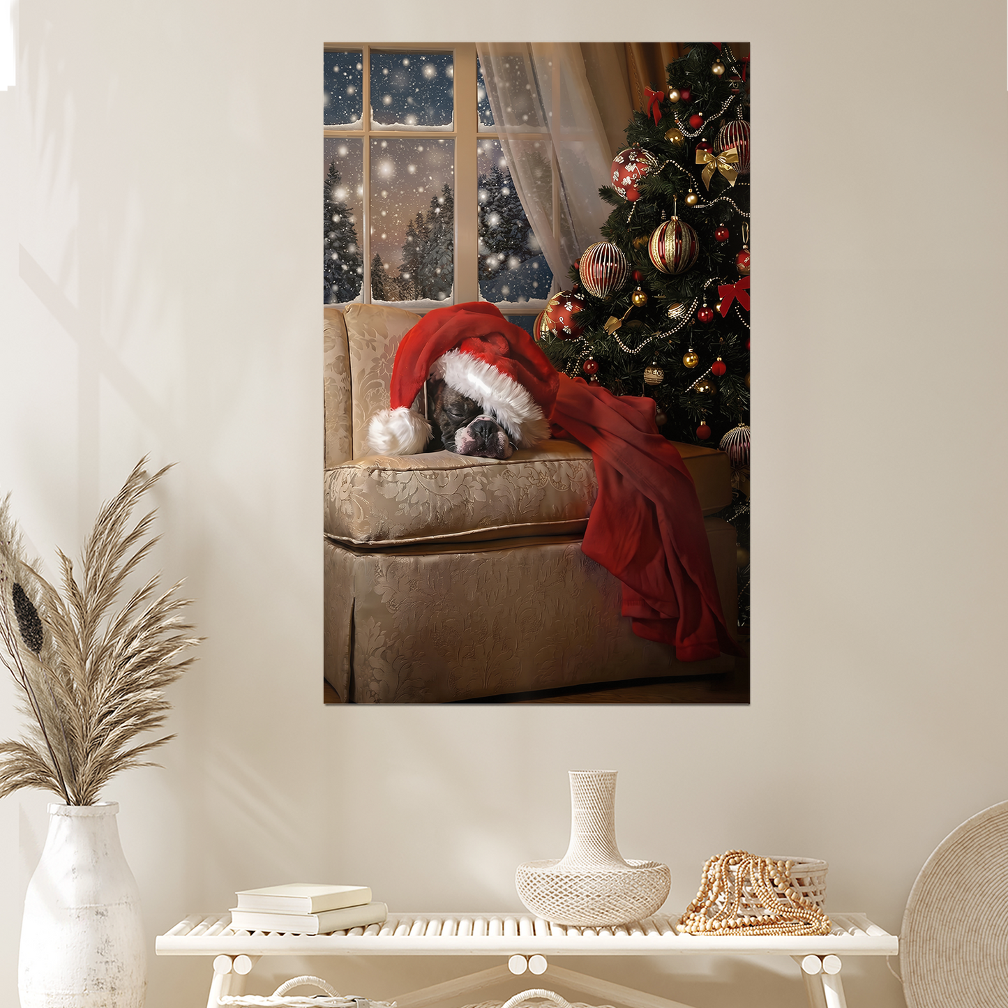 Waiting for Santa Poster, One Sheet Wall Size 24''x36''