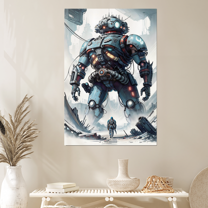 VOID COLOSSUS - Sci-Fi Giant Mecha Poster