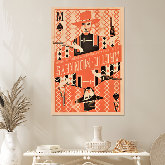 Vintage ARCTIC MONKEYS Concert Poster Size 24''x36''