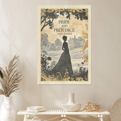 Home Decor- Jane Austen's 'Pride and Prejudice' Poster, One Sheet Wall Size 24''x36''