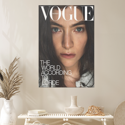 Music Poster Lorde for V,o,gue Australia 2025 Size 24''x36''