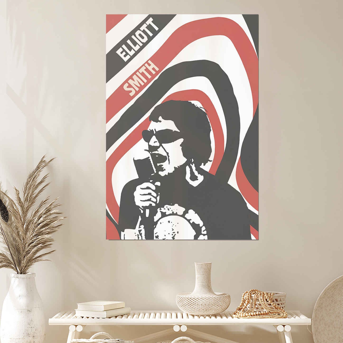 Retro Psychedelic Music Print Poster, One Sheet Wall Size 24''x36''