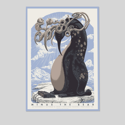 Minus The Bear Concert Poster Print Oct 4 2025 Portland OR Roseland Size 24''x36''