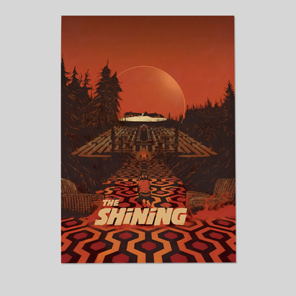 The Shining Movie Poster: Horror Film Wall Art Poster, One Sheet Wall Size 24''x36''
