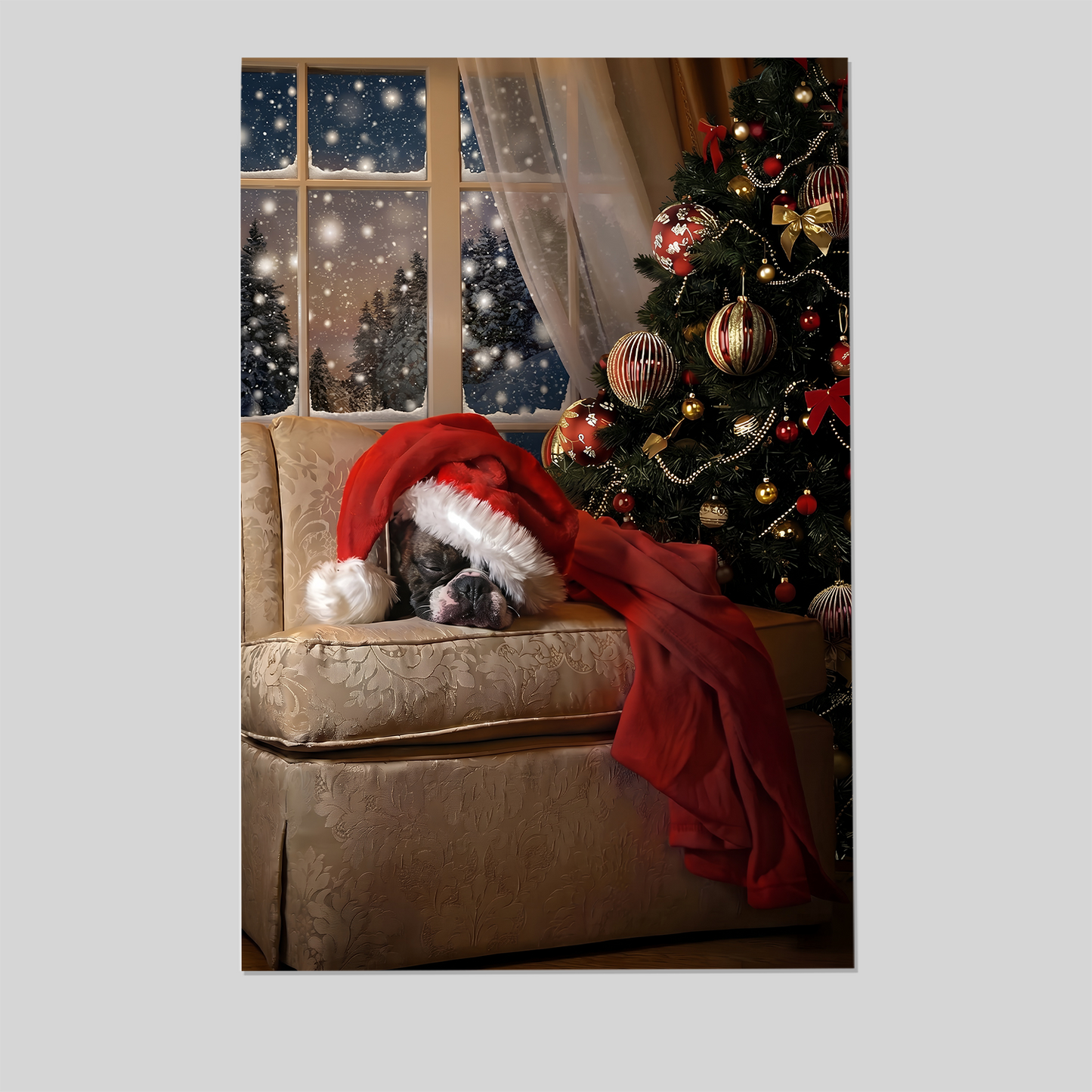 Waiting for Santa Poster, One Sheet Wall Size 24''x36''