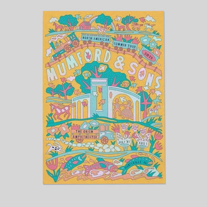 Mumford & Sons Aug 01, 2025 Huntsville T-shirt, Sizes S-5XL