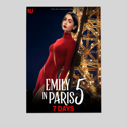 New Movie Poster- Emily in Pa.ris Season 5 Movie Poster Size 24''x36''