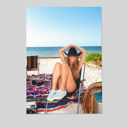 Sydney Sweeney on Vacation Poster, One Sheet Wall Size 24''x36''